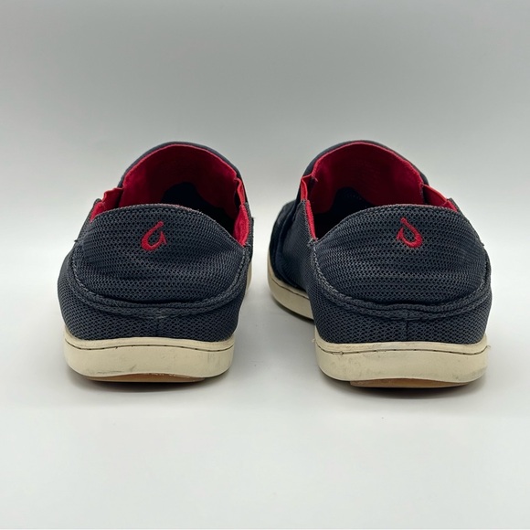 Olukai Nohea Mesh Navy Shoes Drop-In Heel Lightweight Sneaker Mens Sz 13 Slip On - Picture 5 of 9
